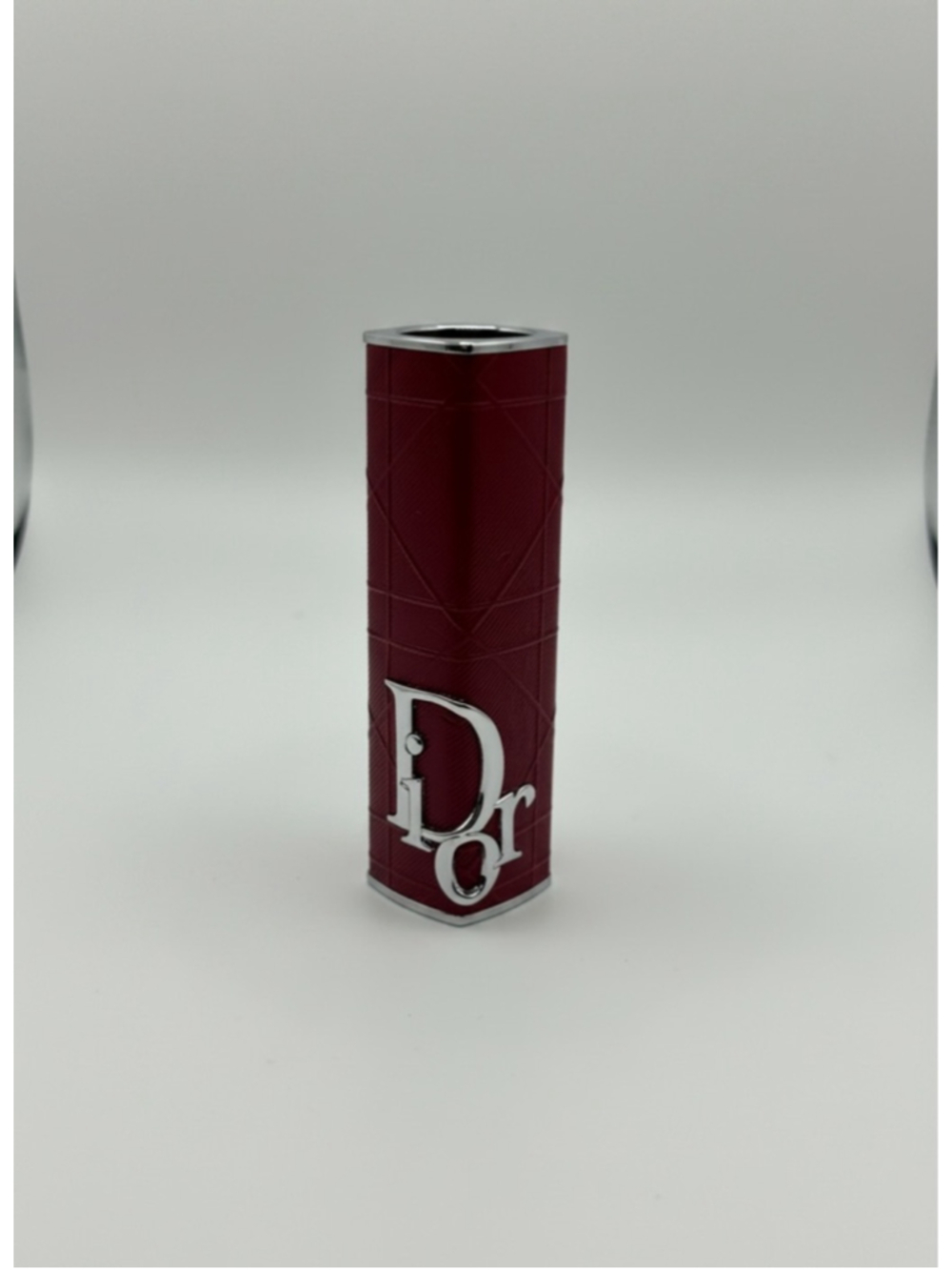 Dior Addict Lipstick Case Brick Cannage Red Refillable Couture - Picture 2 of 5